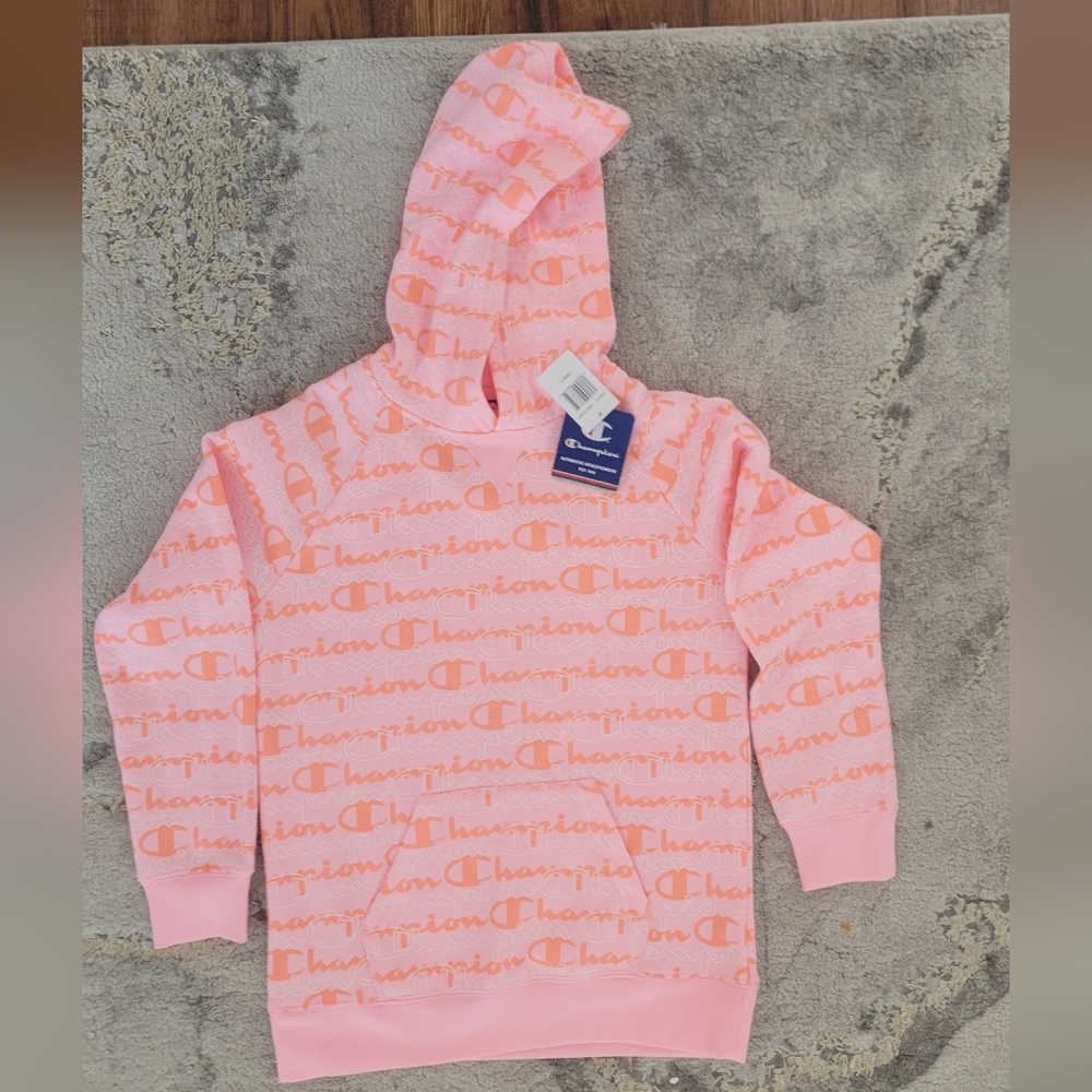 Girl size L Champion Kids Pink Hoodie